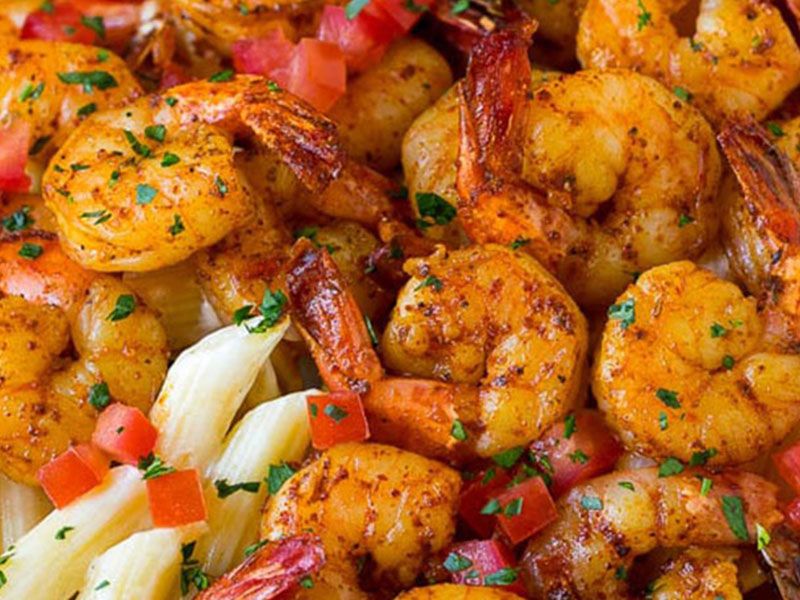Chinese Shrimp Pasta