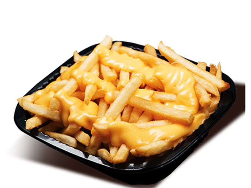 French Fries With Cheddar Cheese Packet