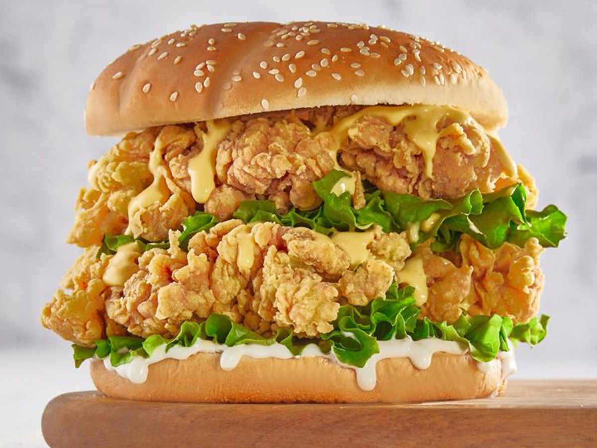 Regular or spicy chicken Double zinger
