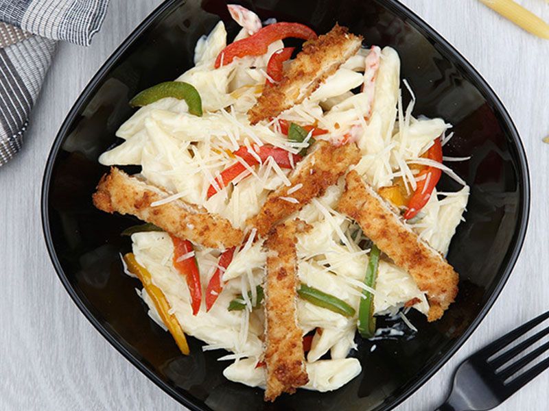 Crispy Chicken Pasta