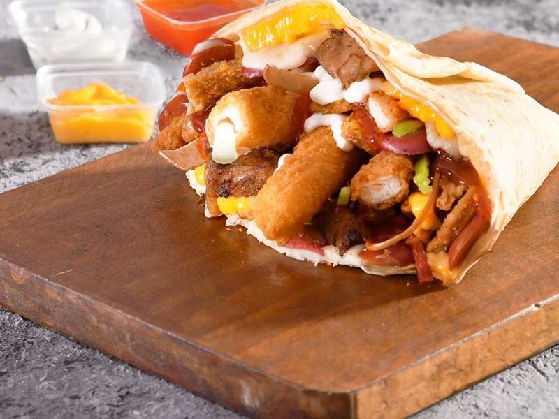 Crispy Chicken Crepe