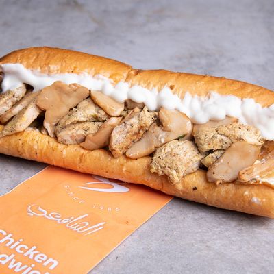 Chicken Mushroom Ranch Sandwich