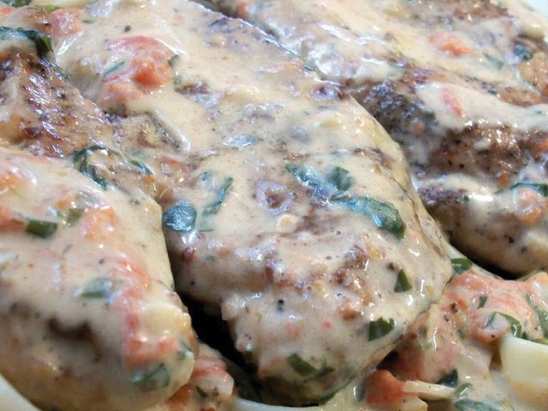 Chicken Milano Dish