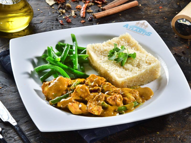 Curry Chicken Platter
