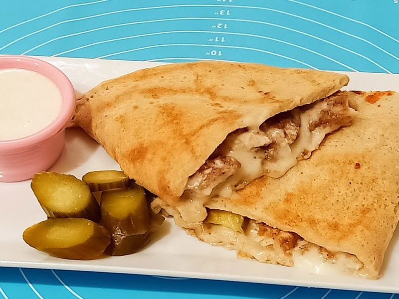Cheese Burger Crepe