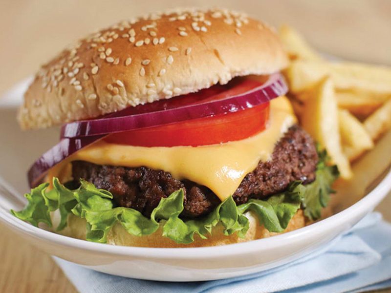 Cheese Beef Burger Sandwich