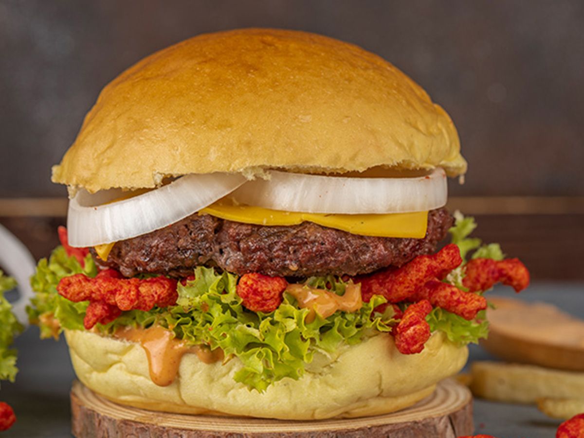 Cheeseburger sandwich