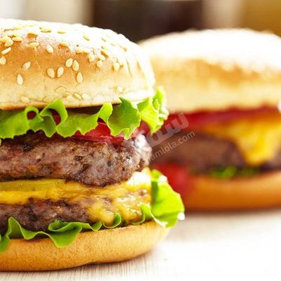 Cheeseburger sandwich