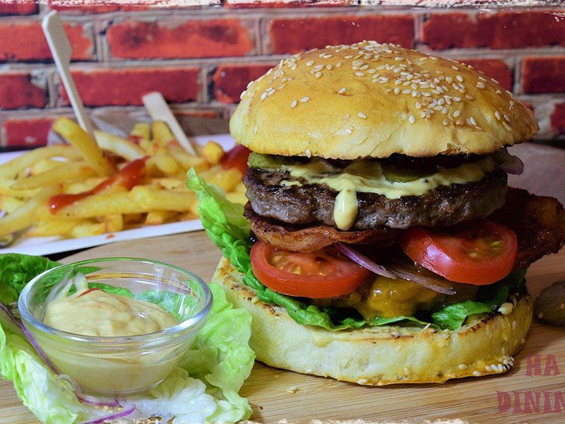 Burger With Cheese Sandwich