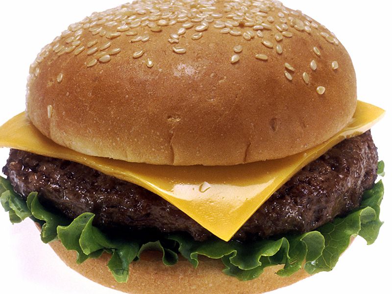 Cheese Beef Burger Sandwich