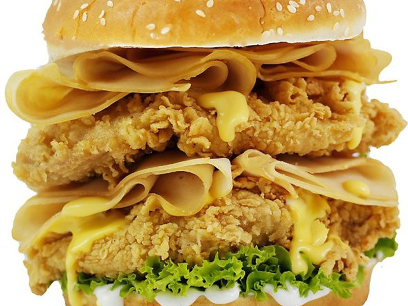 Cheese Fred Chicken Sandwich