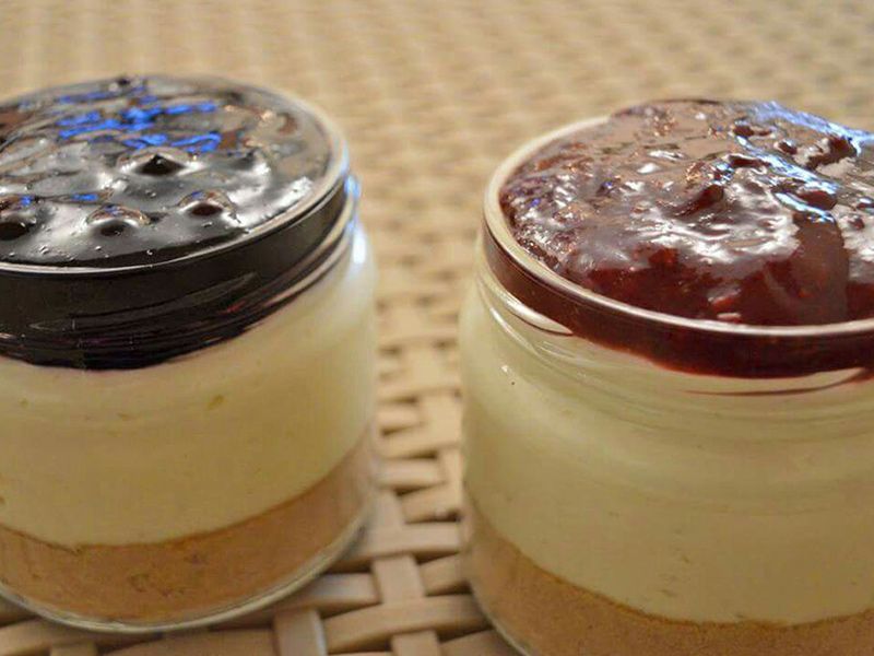 Blueberry Cheesecake Jar