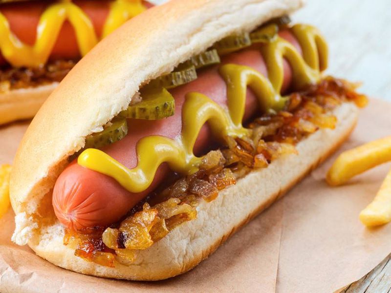 Cheese Hot Dog Sandwich