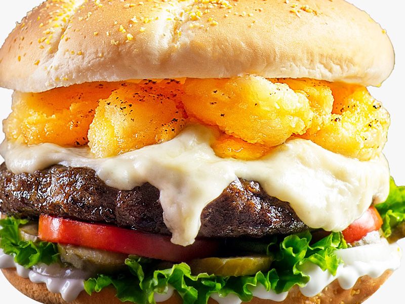 Cheesy King Burger Sandwich