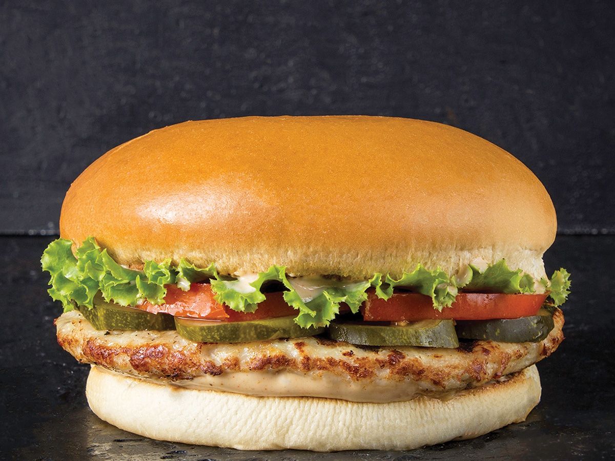 Chicken A La Grecque Sandwich