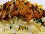 Chicken Alfredo meal