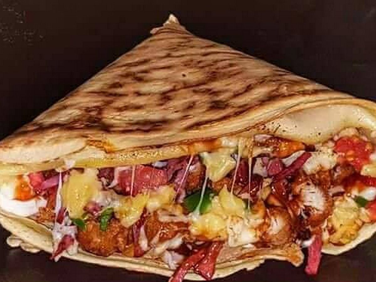 Chicken barbecue Crepe