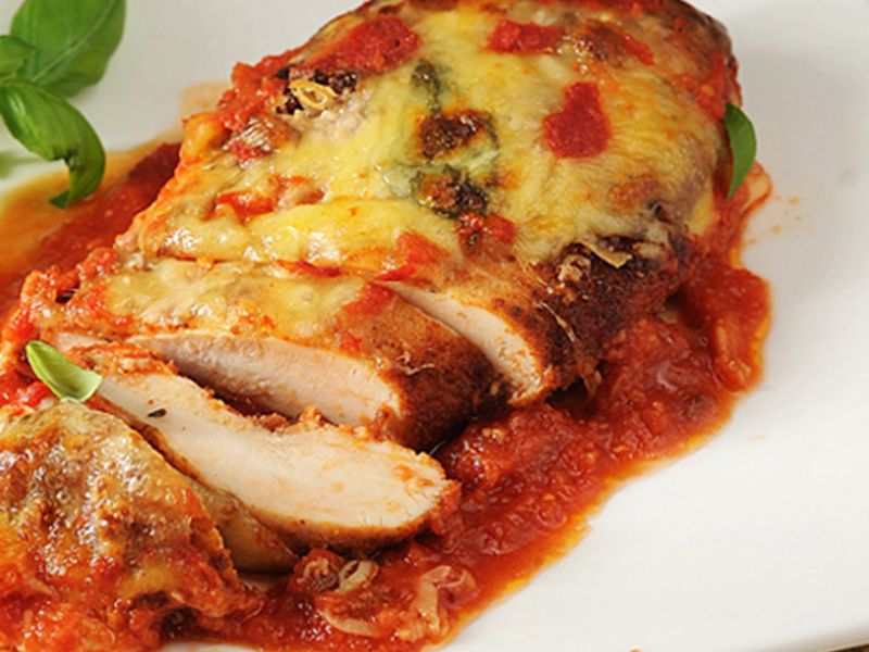 Chicken With Parmesan Cheese Meal