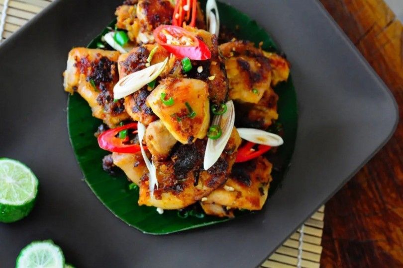 Quarter chicken meal with thigh