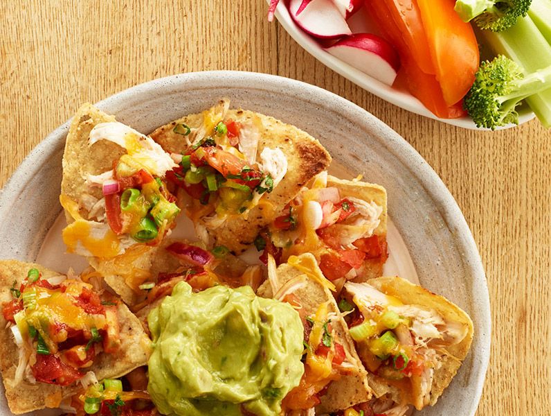 Chicken Cheese Nachos