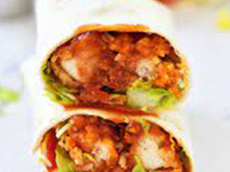Cheese Chicken Wrap Sandwich