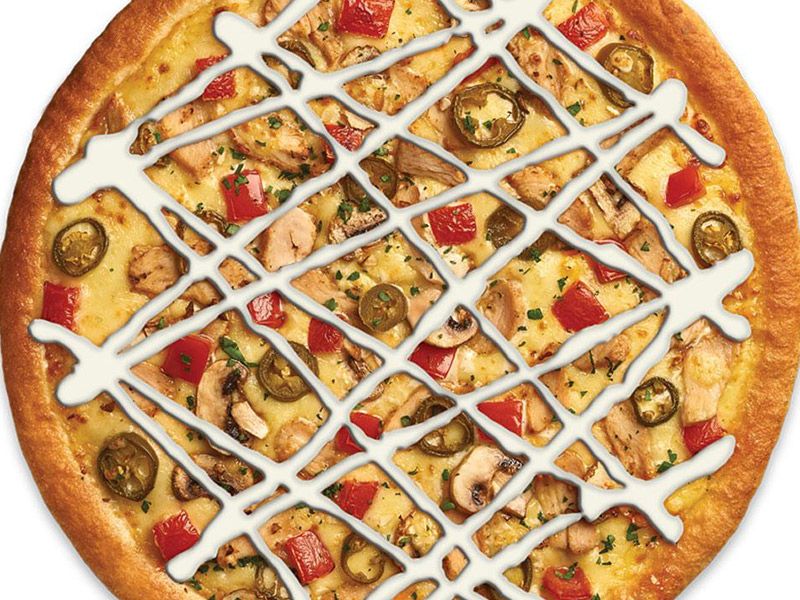 Chicken Ranch Pizza