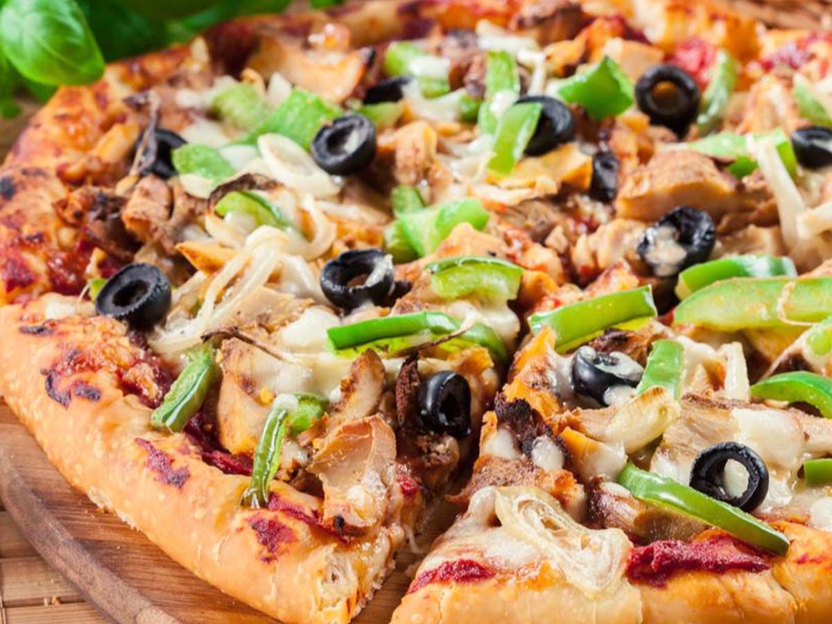Pan Chicken Strips Pizza
