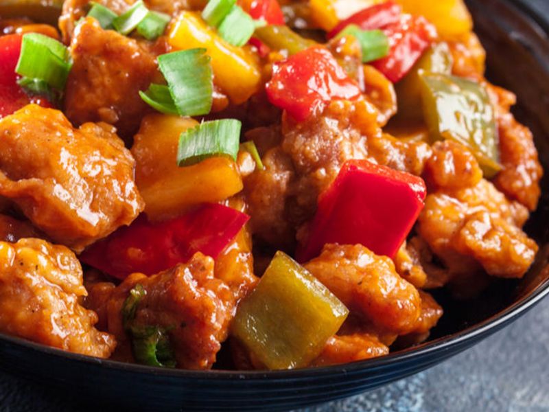 Sweet And Sour Chicken Platter