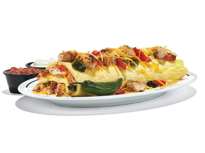 Chicken Fajita Omelette