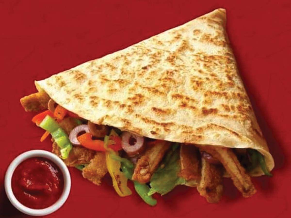 Chicken fajita crepe