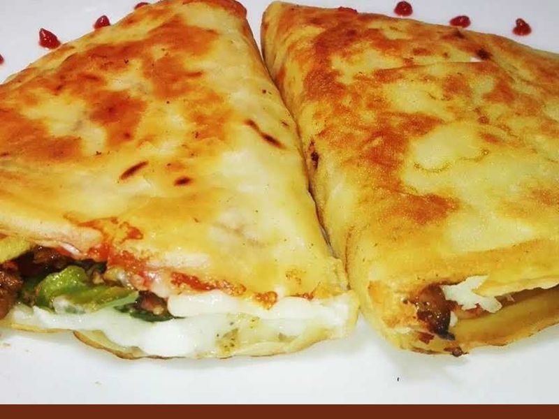 Chicken Fries Crepe
