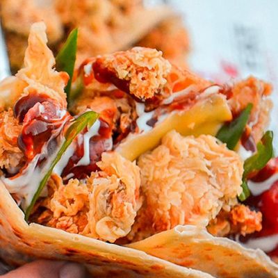 Chicken Veggie Crepe