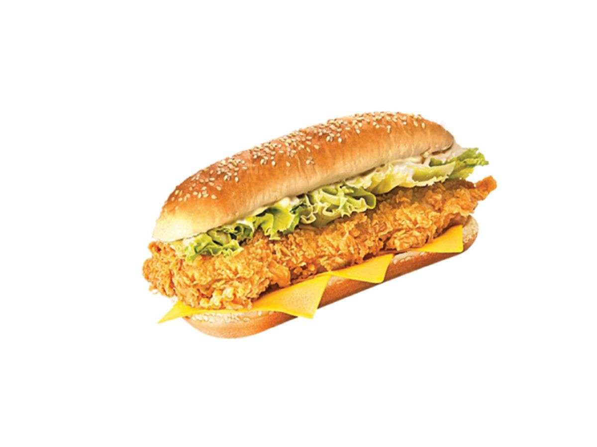 Crispy chicken sandwich