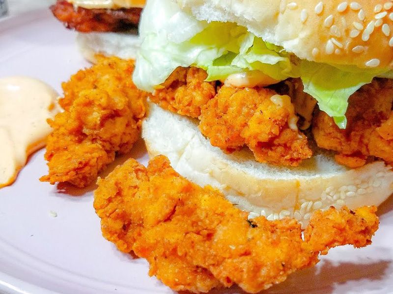Crispy Chicken Burger Combo