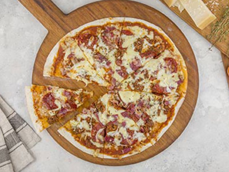 Chicken With Corn Pizza