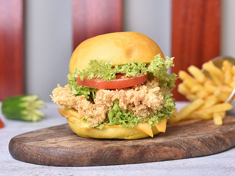 Single Chicken Coleslaw Sandwich