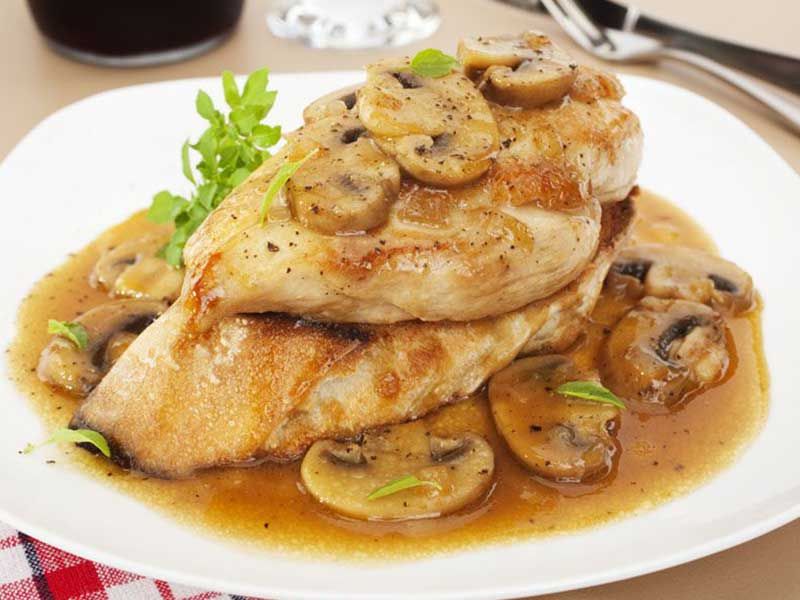 Chicken Mushroom Platter