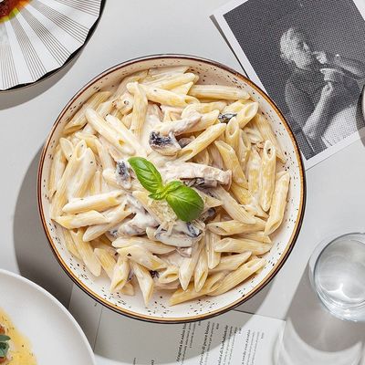 Chicken Mushroom Alfredo Pasta