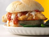 Chicken With Mozzarella Cheese Sandwich