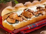Chicken With Mozzarella Cheese Sandwich