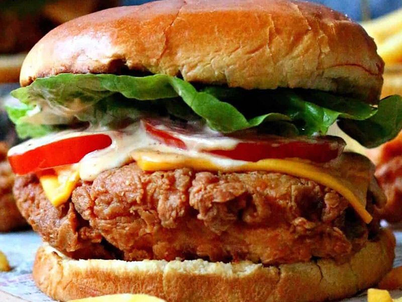 Chicken With Blue Cheese Sandwich