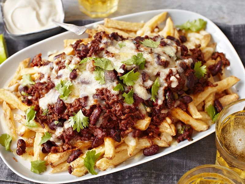French Fries With Chili Cheese