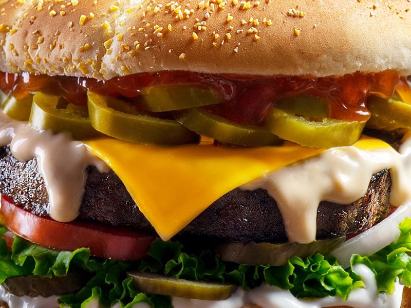 Chili Jalapeno Burger Sandwich