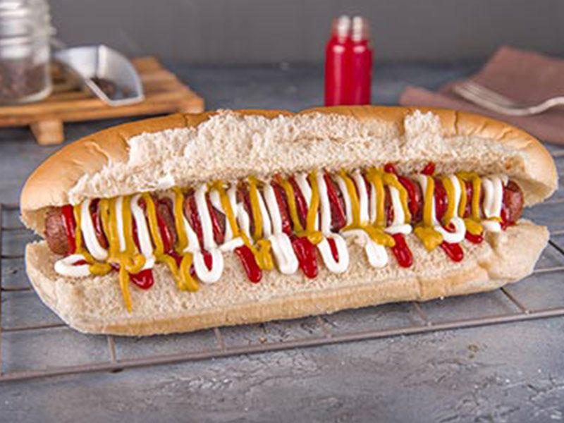 Chili Hot Dog Sandwich