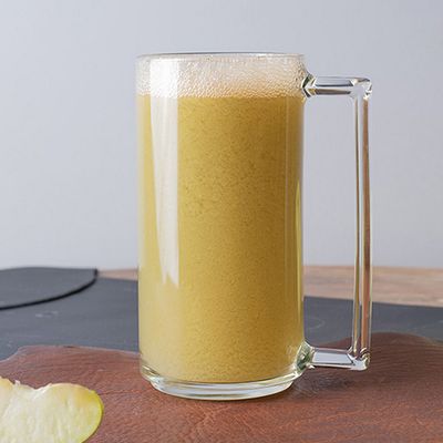 Apple with milk