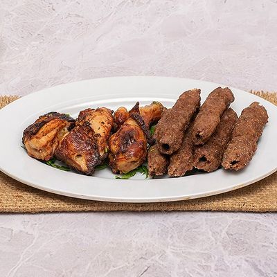 1/8 كفتة + 1/8 شيش طاووق