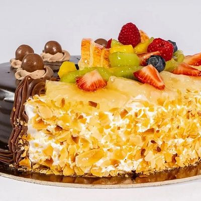 Half and Half Torte