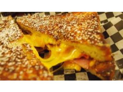 Crunchy Chicken With Roumi Cheese Toast