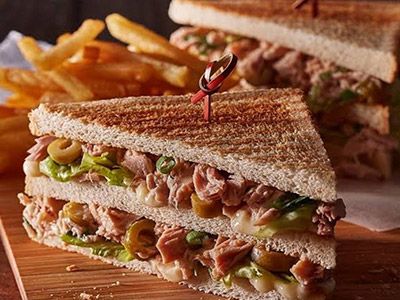 Tuna Club Sandwich