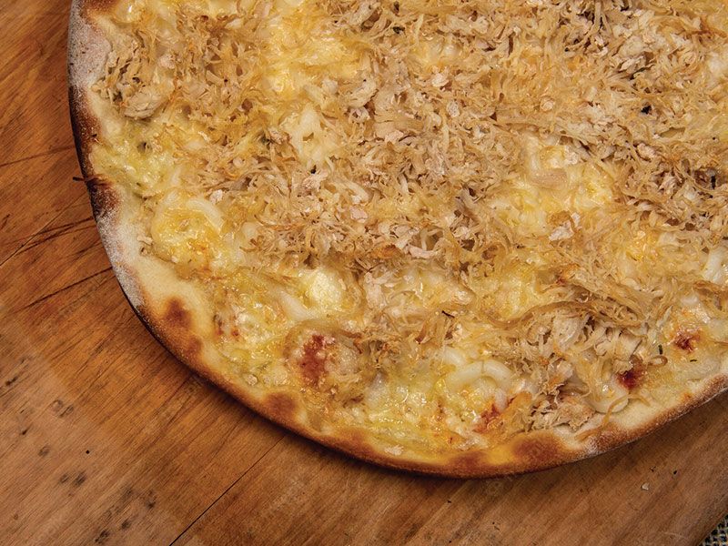Shredded Tuna pizza